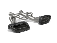 Akrapovic 14-17 McLaren 650S/650S Spyder Slip-On Line (Titanium) w/ Carbon Tips - S-MC/TI/2