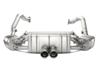 Akrapovic 12-15 Porsche Boxster (981) Slip-On Line (Titanium) w/ Titanium Tips - S-PO981SO-HT/1