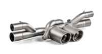 Akrapovic 2018 Porsche 911 GT3 (991.2) Slip-On Race Line (Titanium) w/o Tail Pipe Set - S-PO/TI/8