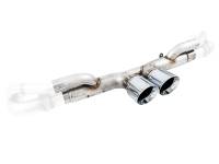 AWE Tuning Porsche 991 GT3 / RS Center Muffler Delete - Chrome Silver Tips - 3010-32036