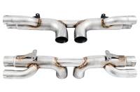 AWE Tuning - AWE Tuning Porsche 991 GT3 / RS Center Muffler Delete - Diamond Black Tips - 3010-33044 - Image 2