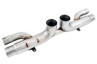 AWE Tuning - AWE Tuning Porsche 991 GT3 / RS Center Muffler Delete - Diamond Black Tips - 3010-33044 - Image 3
