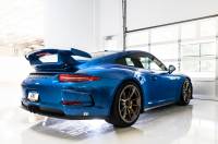 AWE Tuning - AWE Tuning Porsche 991 GT3 / RS Center Muffler Delete - Diamond Black Tips - 3010-33044 - Image 5
