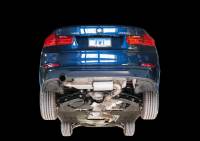 AWE Tuning - AWE Tuning 13-18 BMW 320i (F30) Touring Edition Exhaust w/ Performance Mid Pipe - Diamond Blk Tips - 3015-23038 - Image 2