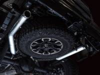 AWE Tuning - AWE Tuning 22-23 GMC Sierra 1500 AT4X 6.2L 0FG Catback Split Dual (Flat Bumper) - Bashguard(No Tips) - 3015-31972 - Image 10