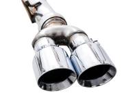 AWE Tuning - AWE Tuning 22-23 GMC Sierra 1500 AT4X 6.2L 0FG Catback Split Dual (Flat Bumper) - Chrome Silver Tips - 3015-42284 - Image 3