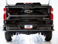 AWE Tuning - AWE Tuning 22-23 GMC Sierra 1500 AT4X 6.2L 0FG Catback Split Dual (Flat Bumper) - Chrome Silver Tips - 3015-42284 - Image 7