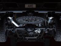 AWE Tuning - AWE Tuning 22-23 GMC Sierra 1500 AT4X 6.2L 0FG Catback Split Dual (Flat Bumper) - Diamond Black Tips - 3015-43284 - Image 8