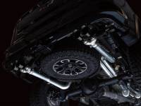 AWE Tuning - AWE Tuning 22-23 GMC Sierra 1500 AT4X 6.2L 0FG Catback Split Dual (Flat Bumper) - Diamond Black Tips - 3015-43284 - Image 9