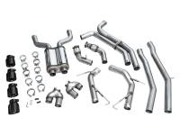 AWE Tuning - AWE Tuning 19-23 Audi C8 S6/S7 2.9T V6 AWD Track Edition Exhaust - Diamond Black Tips - 3020-43109 - Image 6