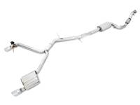 AWE Tuning - AWE Tuning Audi B9 A4 SwitchPath Exhaust Dual Outlet - Chrome Silver Tips (Includes DP and Remote) - 3025-32014 - Image 1