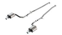 Borla - Borla 16-17 Lexus IS200T / 18-24 Lexus IS300 2.25in S Type Cat Back 4.25in Tip - Stainless Steel Tip - 140956 - Image 1