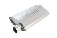 Borla - Borla Universal Pro-XS Muffler Oval 2.5in Inlet/Outlet Offset/Offset Notched Muffler - 400490 - Image 2