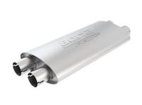Borla - Borla Pro-XS 2.25in Tubing 19in x 4in x 9.5in Oval Notched Dual In / Dual Out Muffler - 400492 - Image 1