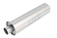 Borla - Borla Heavy Duty (Truck) Muffler - 3in Center-Center 24in x 6.75in Round (Notched) - 400500 - Image 2