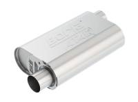Borla - Borla CrateMuffler Small Block Chevrolet ATAK 2.5in Offset/Offset 14inx4.35inx9in Muffler - 400774 - Image 1