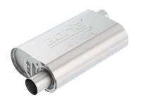 Borla - Borla CrateMuffler Stock SBC 283/327/350 ATAK 2.25in Offset/Offset 14inx4.35inx9in Oval Muffler - 400847 - Image 1