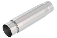 Borla - Borla CrateMuffler Resonator Option 3in Center/Center 3.5in Round x 10in - Null Sound Center/Center - 400939 - Image 2