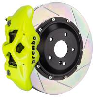 Brembo 19+ Mazda3 Front GT BBK 4 Piston Cast 345x28 2pc Rotor Slotted Type-1- Fluo. Yellow - 1S2.8006A7