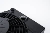 CSF - CSF Universal Drag Race / Tuck Radiator w/9in Spal Fan - 10.5in H x 10in L x 3.6in W - Black - 7065B - Image 4