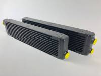 CSF Universal Signal-Pass Oil Cooler (RSR Style) - M22 x 1.5 - 24in L x 5.75in H x 2.16in W - 8111