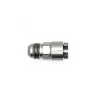 DeatschWerks - DeatschWerks 8AN Male Flare to 3/8in Female EFI Quick Connect Adapter - Anodized DW Titanium - 6-02-0104-B - Image 2