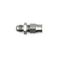 DeatschWerks - DeatschWerks 6AN Male Flare to 3/8in Hardline Compression Adapter - Anodized Matte Black - 6-02-0109-B - Image 3