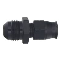 DeatschWerks - DeatschWerks 8AN Male Flare to 3/8in Hardline Compression Adapter - Anodized Matte Black - 6-02-0110-B - Image 2