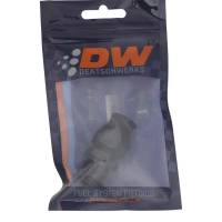 DeatschWerks - DeatschWerks 8AN Male Flare to 1/2in Hardline Compression Adapter - Anodized Matte Black - 6-02-0111-B - Image 4