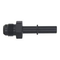 DeatschWerks - DeatschWerks 6AN Male Flare to 5/16in Male EFI Quick Connect Adapter - Anodized Matte Black - 6-02-0112-B - Image 2