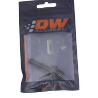 DeatschWerks - DeatschWerks 6AN Male Flare to 5/16in Male EFI Quick Connect Adapter - Anodized Matte Black - 6-02-0112-B - Image 4