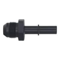 DeatschWerks - DeatschWerks 8AN Male Flare to 3/8in Male EFI Quick Connect Adapter - Anodized Matte Black - 6-02-0113-B - Image 2