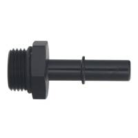 DeatschWerks - DeatschWerks 8AN ORB Male to 3/8in Male EFI Quick Connect Adapter - Anodized Matte Black - 6-02-0115-B - Image 2