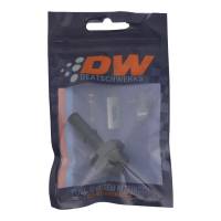 DeatschWerks - DeatschWerks 8AN ORB Male to 3/8in Male EFI Quick Connect Adapter - Anodized Matte Black - 6-02-0115-B - Image 4