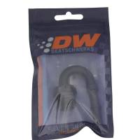 DeatschWerks - DeatschWerks 8AN ORB Male to 3/8in Male EFI Quick Connect Adapter 180-Degree - Anodized Matte Black - 6-02-0116-B - Image 4
