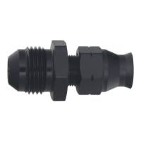 DeatschWerks - DeatschWerks 8AN Male Flare to 5/16in Hardline Compression Adapter - Anodized Matte Black - 6-02-0129-B - Image 2