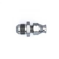 DeatschWerks - DeatschWerks 8AN Male Flare to 5/16in Hardline Compression Adapter - Anodized Matte Black - 6-02-0129-B - Image 3