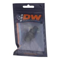 DeatschWerks - DeatschWerks 8AN Male Flare to 5/16in Hardline Compression Adapter - Anodized Matte Black - 6-02-0129-B - Image 4