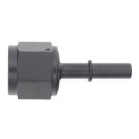 DeatschWerks 10AN Female Flare Swivel to 5/16in Male EFI Quick Disconnect - Anodized Matte Black - 6-02-0134-B