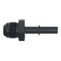 DeatschWerks - DeatschWerks 8AN Male Flare to 5/16in Male EFI Quick Connect Adapter - Anodized Matte Black - 6-02-0138-B - Image 2