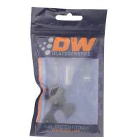 DeatschWerks - DeatschWerks 8AN ORB to Polaris RZR Turbo OE Regulator Adapter - Anodized Matte Black - 6-02-0140-B - Image 2