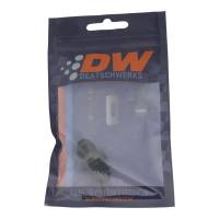 DeatschWerks - DeatschWerks 6AN Male Flare to 6AN Male Flare Coupler - Anodized Matte Black - 6-02-0202-B - Image 4