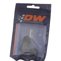 DeatschWerks - DeatschWerks 8AN Male Flare to 8AN Male Flare 90-Degree Fitting - Anodized Matte Black - 6-02-0208-B - Image 4