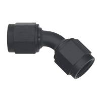 DeatschWerks - DeatschWerks 6AN Flare Female Swivel 45-Degree to 6AN Flare Female Swivel - Anodized Matte Black - 6-02-0212-B - Image 2
