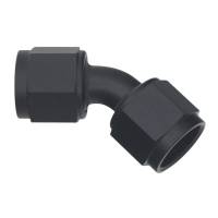 DeatschWerks - DeatschWerks 8AN Flare Female Swivel 45-Degree to 8AN Flare Female Swivel - Anodized Matte Black - 6-02-0213-B - Image 2