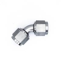 DeatschWerks - DeatschWerks 8AN Flare Female Swivel 45-Degree to 8AN Flare Female Swivel - Anodized Matte Black - 6-02-0213-B - Image 3
