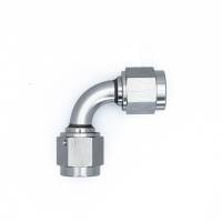 DeatschWerks - DeatschWerks 6AN Flare Female Swivel 90-Degree to 6AN Flare Female Swivel - Anodized Matte Black - 6-02-0215-B - Image 3