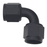 DeatschWerks - DeatschWerks 8AN Flare Female Swivel 90-Degree to 8AN Flare Female Swivel - Anodized Matte Black - 6-02-0216-B - Image 2
