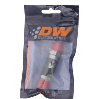 DeatschWerks - DeatschWerks 6AN Male Flare Quick Disconnect Dry Break Fitting - 2 Pieces Anodized Matte Black - 6-02-0225-B - Image 2