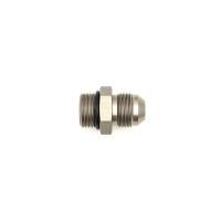 DeatschWerks - DeatschWerks 8AN ORB Male to 8AN Male Flare Adapter (Incl O-Ring) - Anodized Matte Black - 6-02-0402-B - Image 2